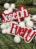 Personalized Name Tags