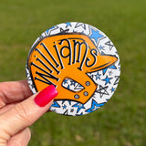 Baseball Button | Helmet | Stars