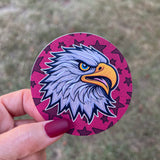 Checkered or Star Custom Mascot Button