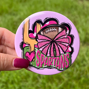 Pink Out Mascot Button