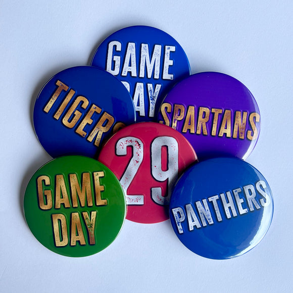 Game Day Letter Press Foil Look