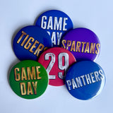 Game Day Letter Press Foil Look