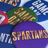 Game Day Letter Press Foil Look