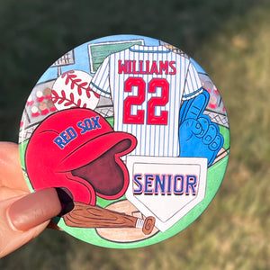 Baseball Button | Custom