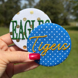 Embroidered Word Button