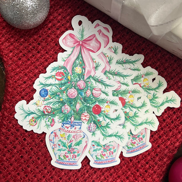 Pink Watercolor Christmas