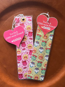 Dinosaur "Heart Eyes" Bookmark